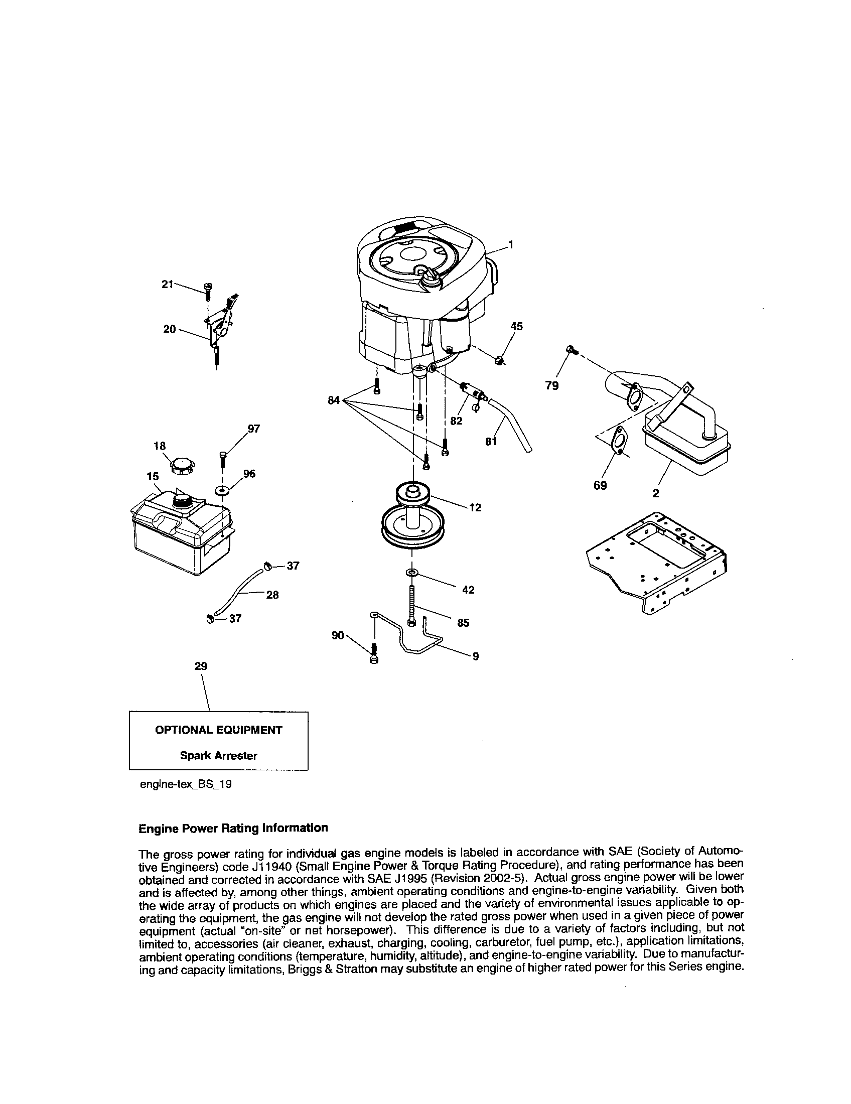 Craftsman 917289241 engine diagram