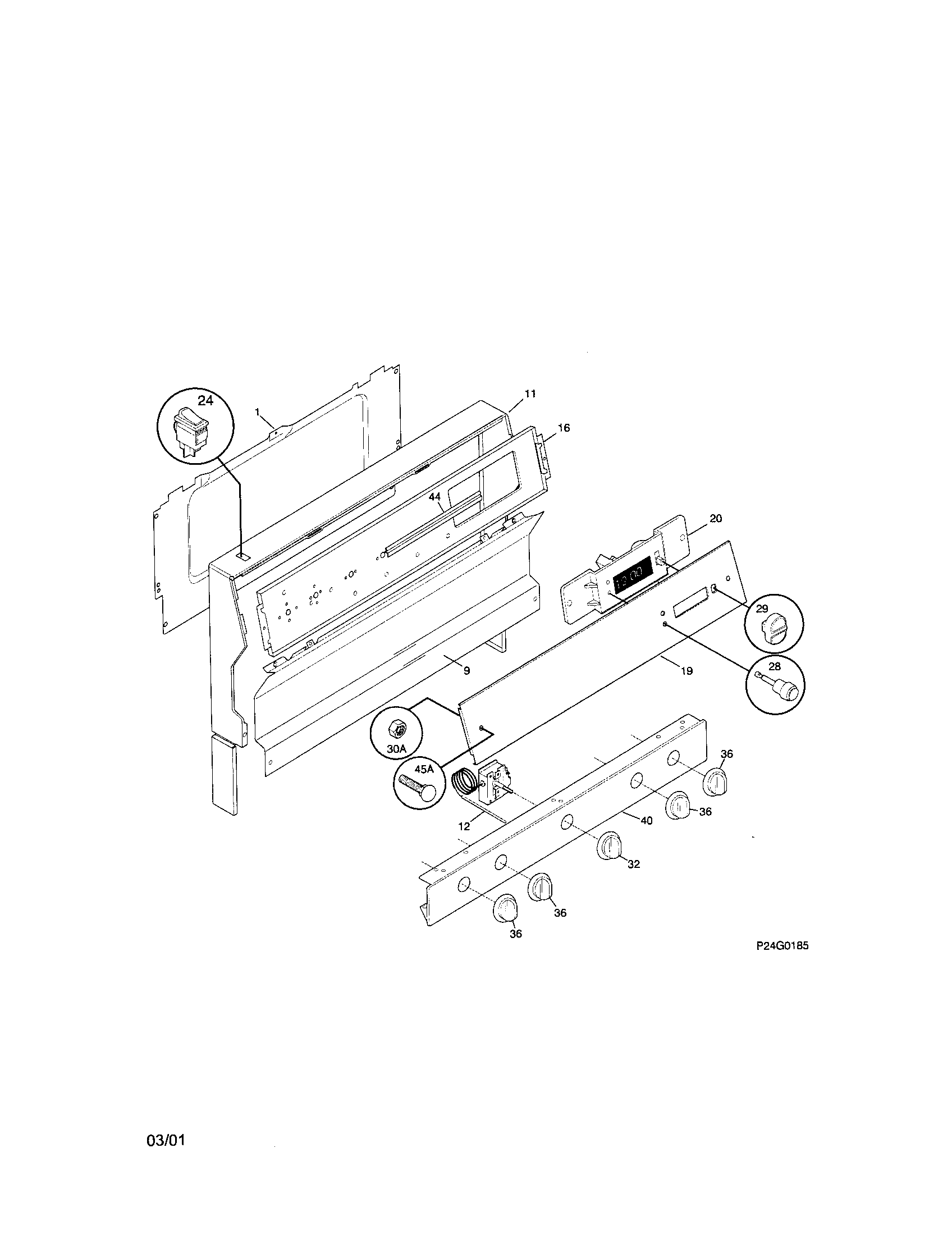 Kenmore 79071022101 backguard diagram