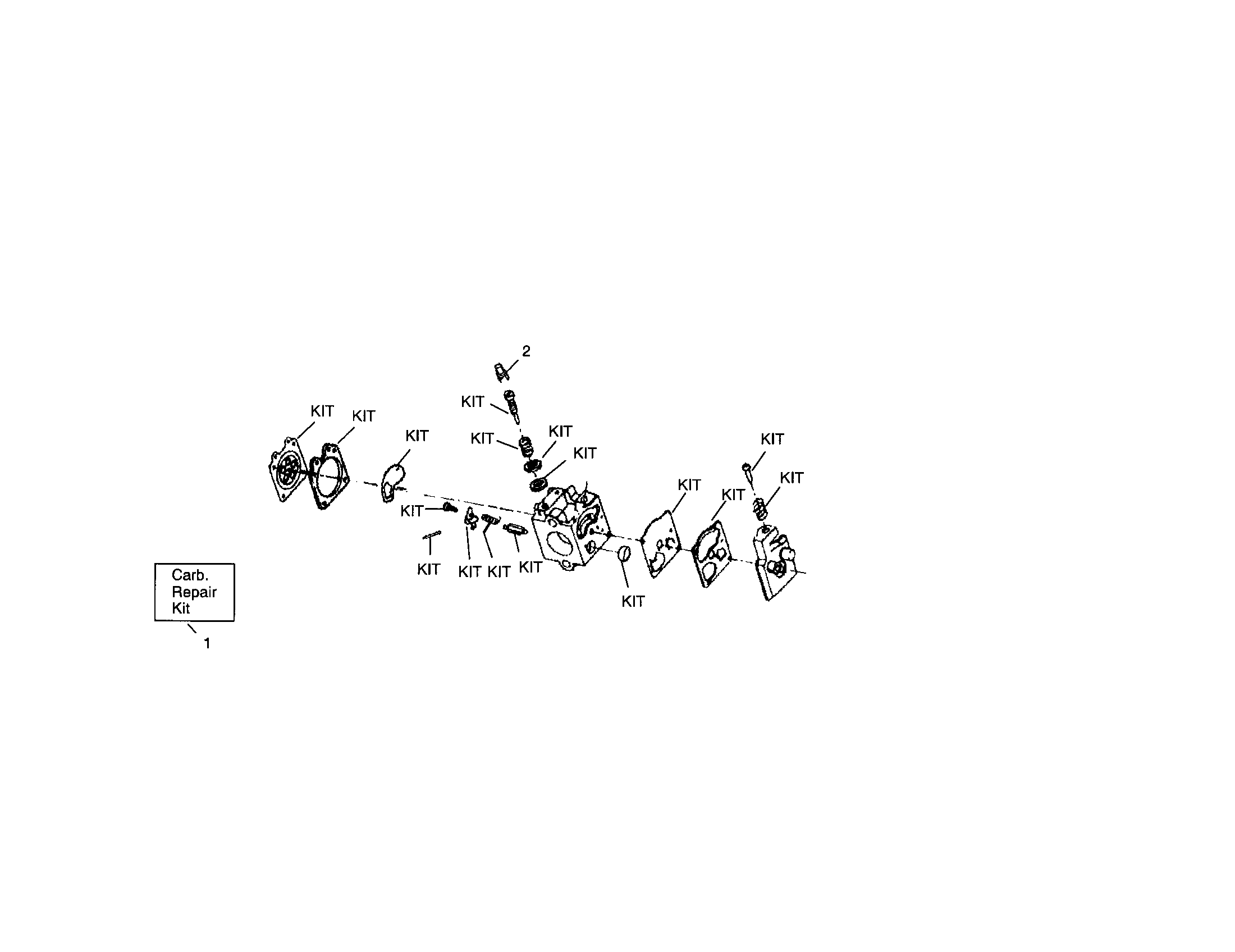 Craftsman 358798960 carburetor 530-069730 (wa219-b) diagram