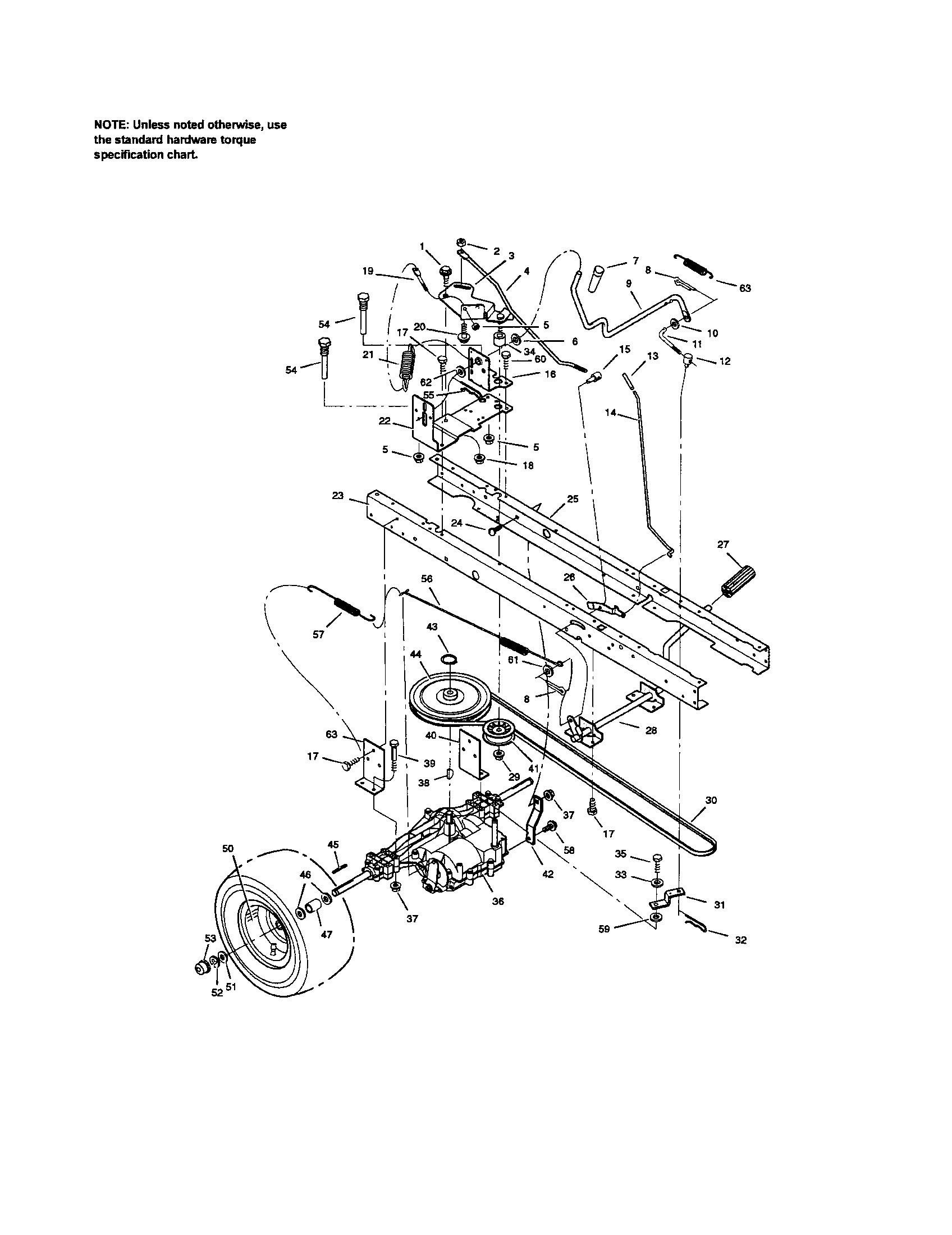 Yard King 425648X06A motion drive diagram