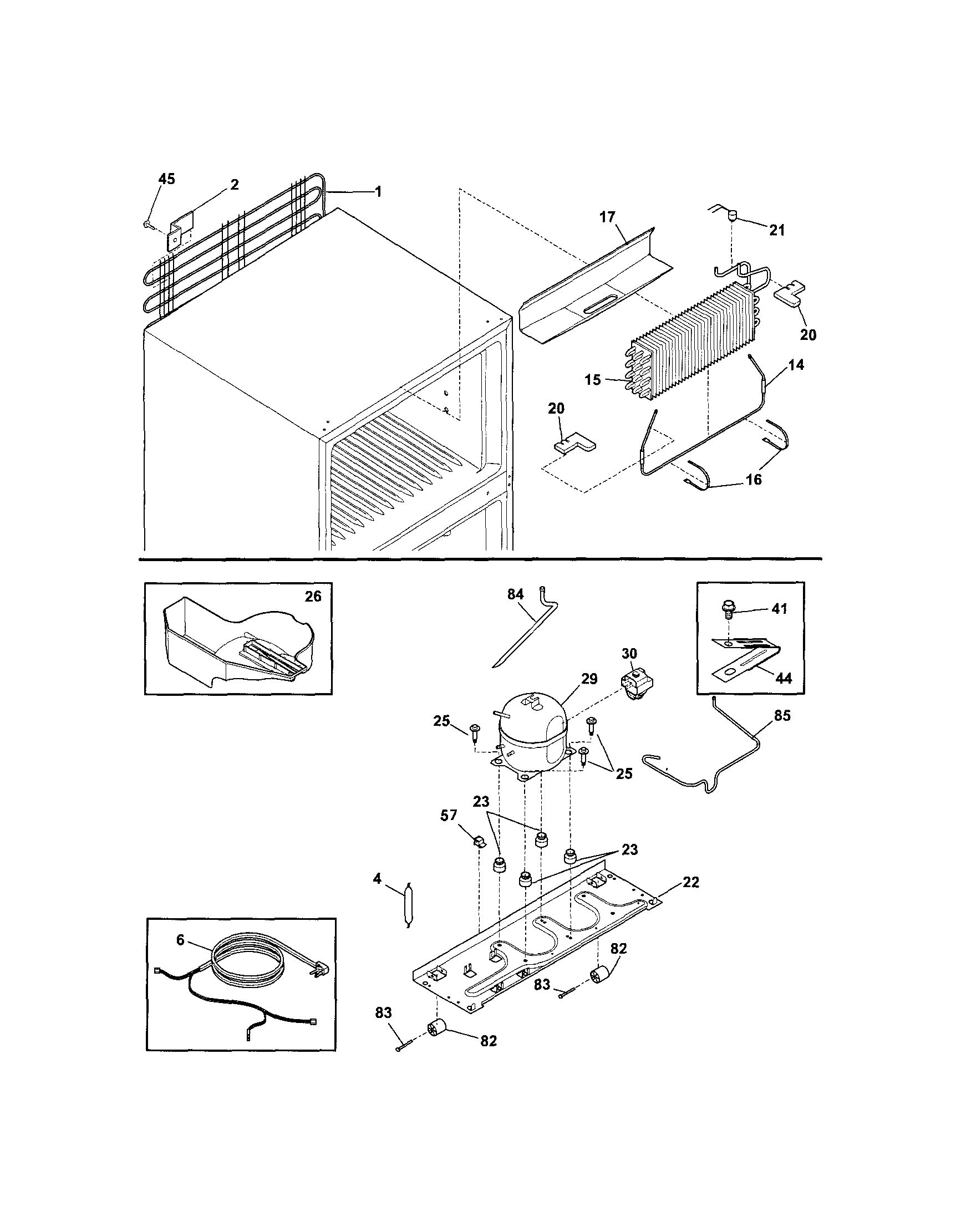 Kenmore 25364722406 system diagram