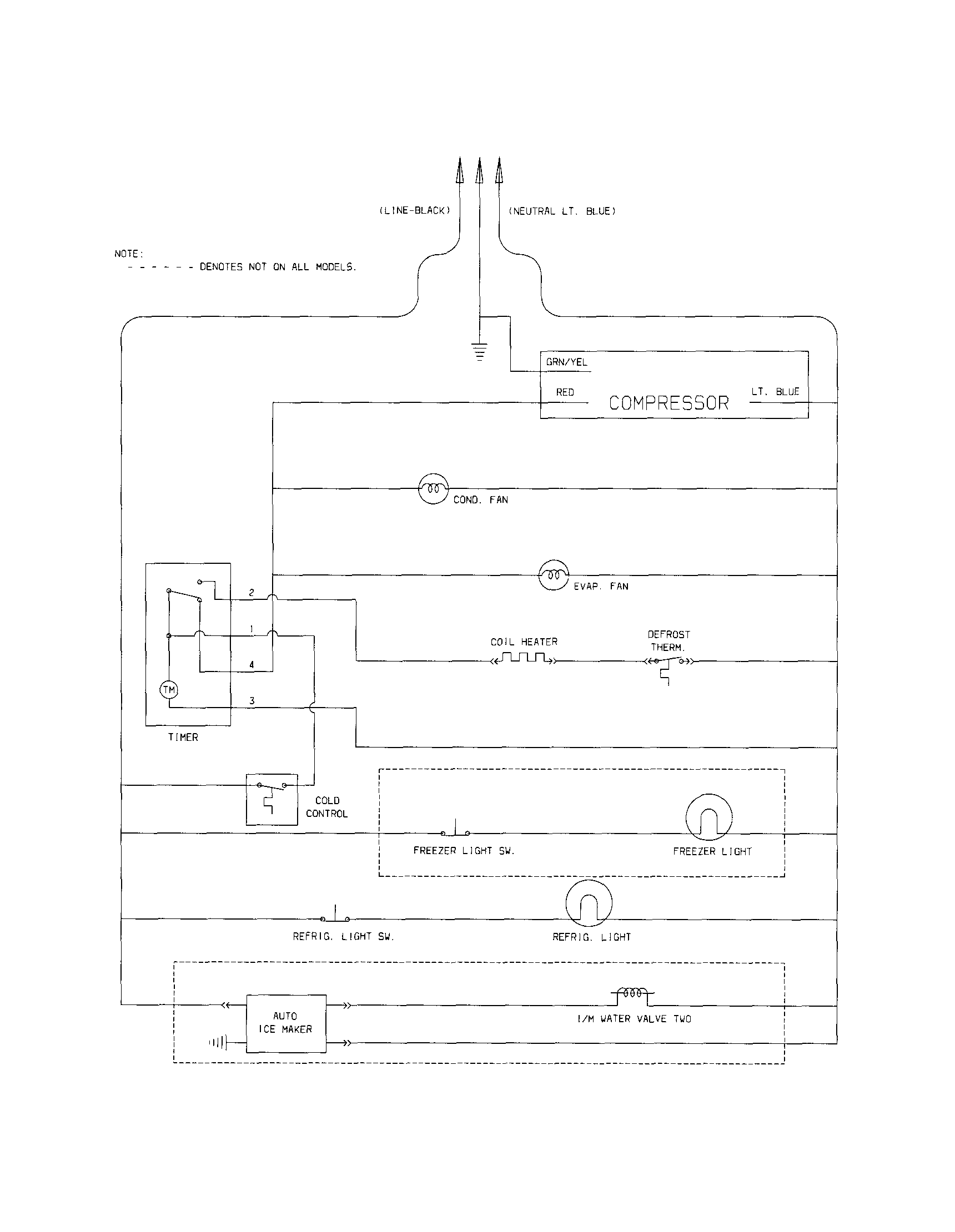 Kenmore 25364722406 wiring schematic diagram