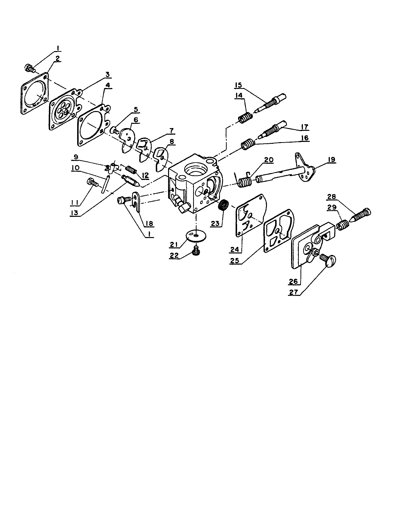Echo CS-400EVL carburetor diagram