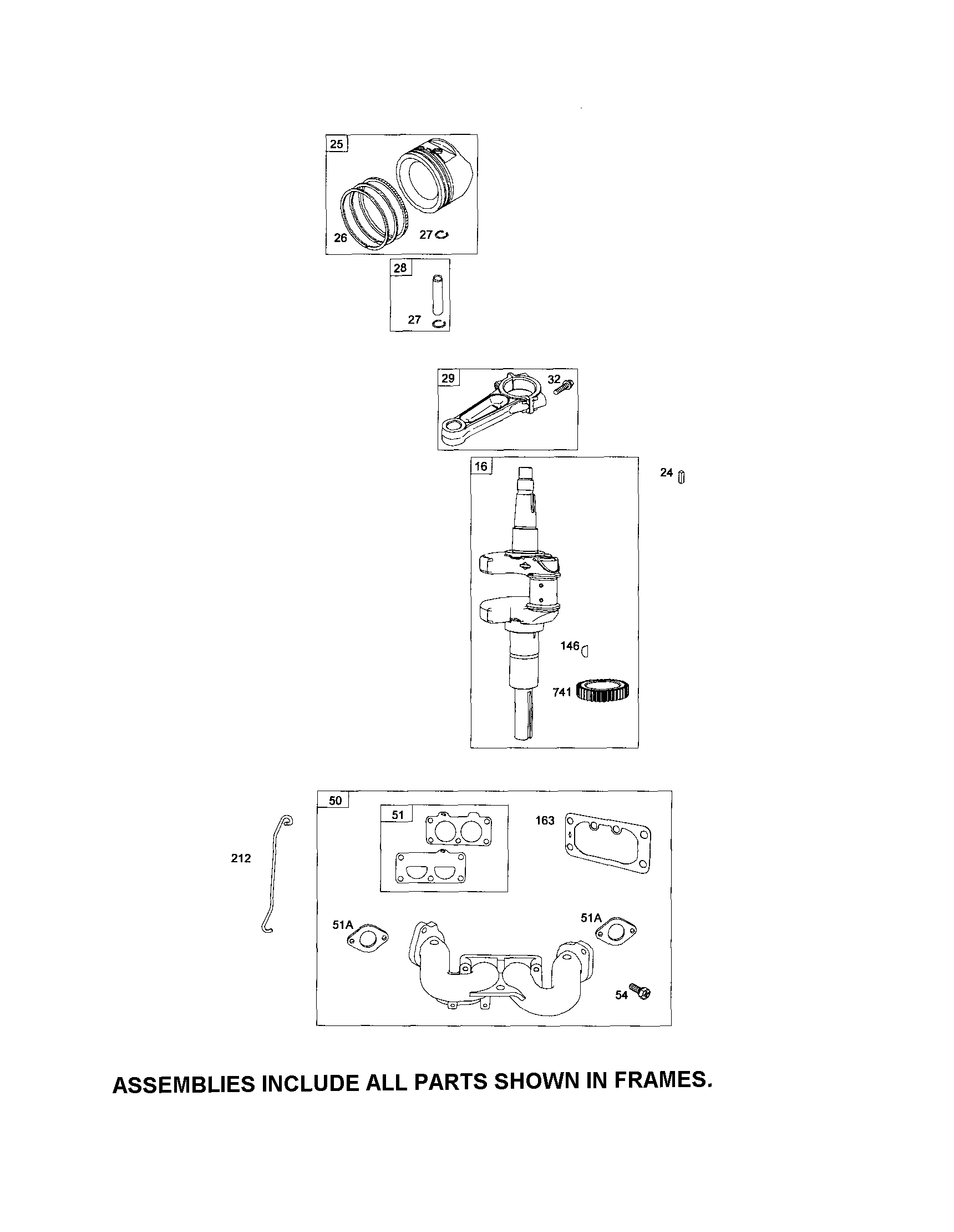 Craftsman 917289730 manifold-intake/crankshaft diagram
