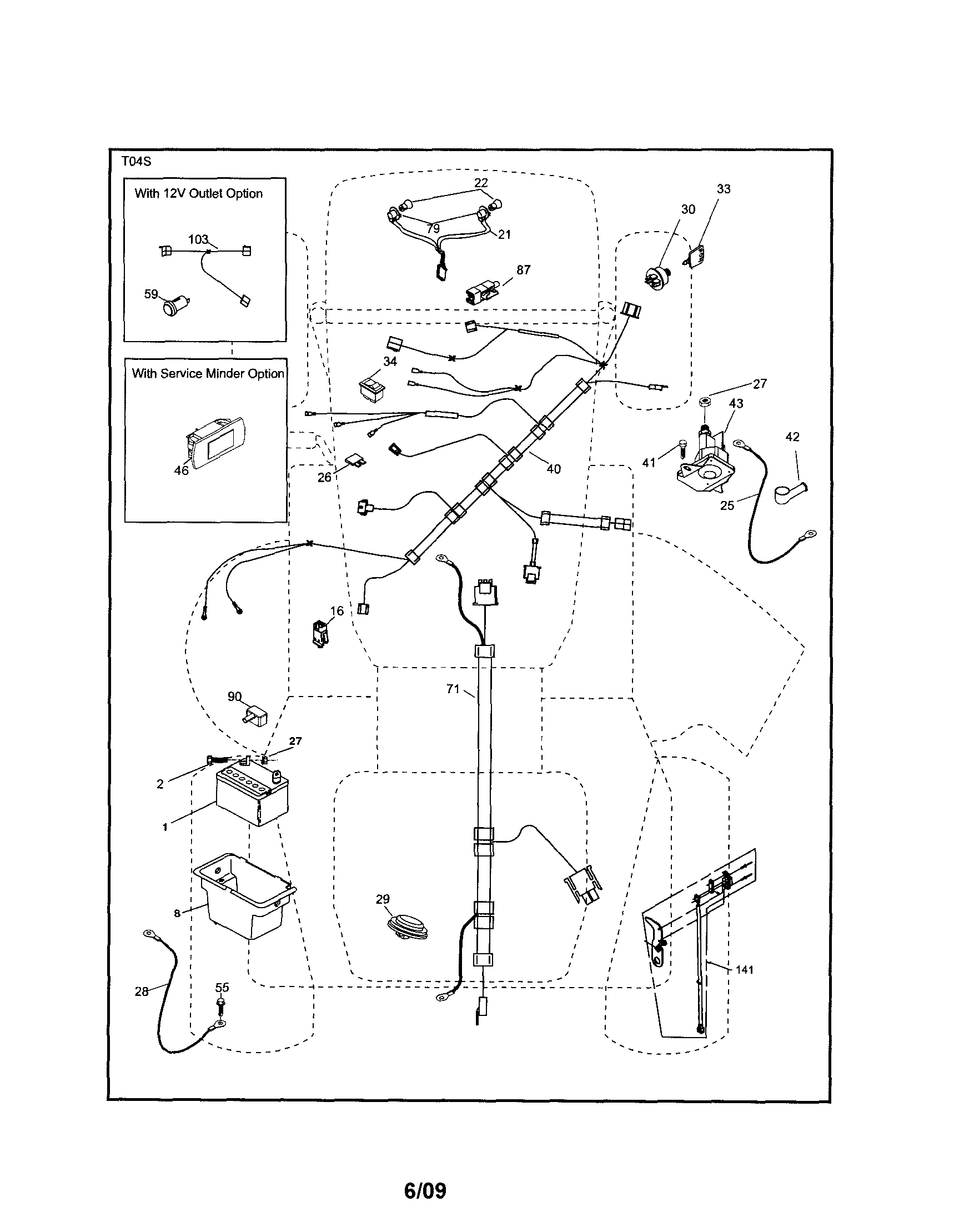 Husqvarna YTH2246-917289540 electrical diagram