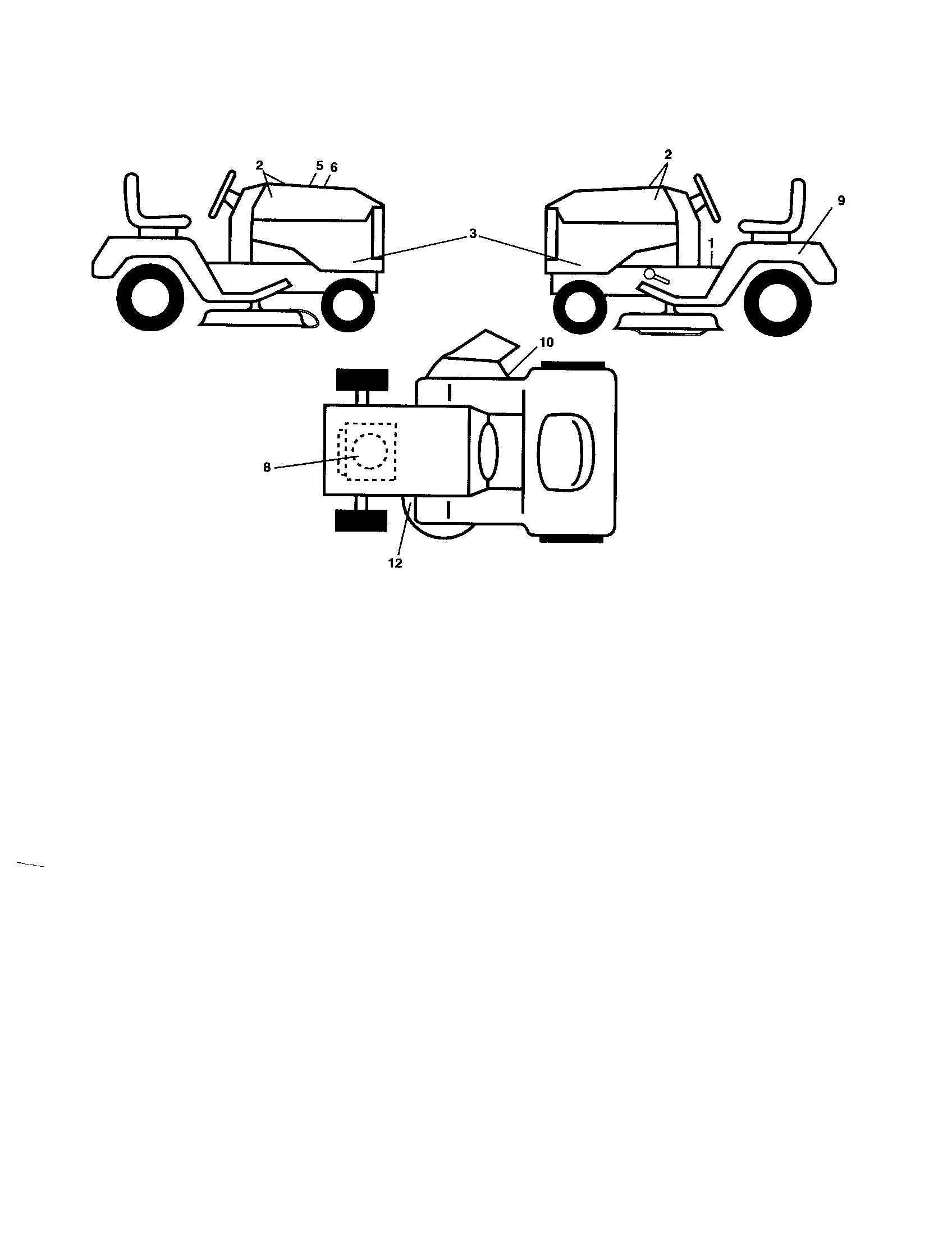 Husqvarna YTH2246-917289540 decals diagram