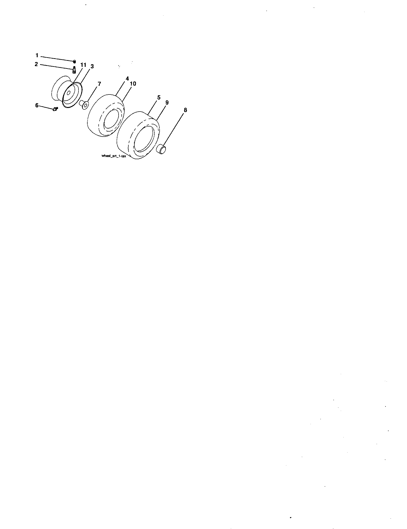 Husqvarna YTH2246-917289540 wheels and tires diagram