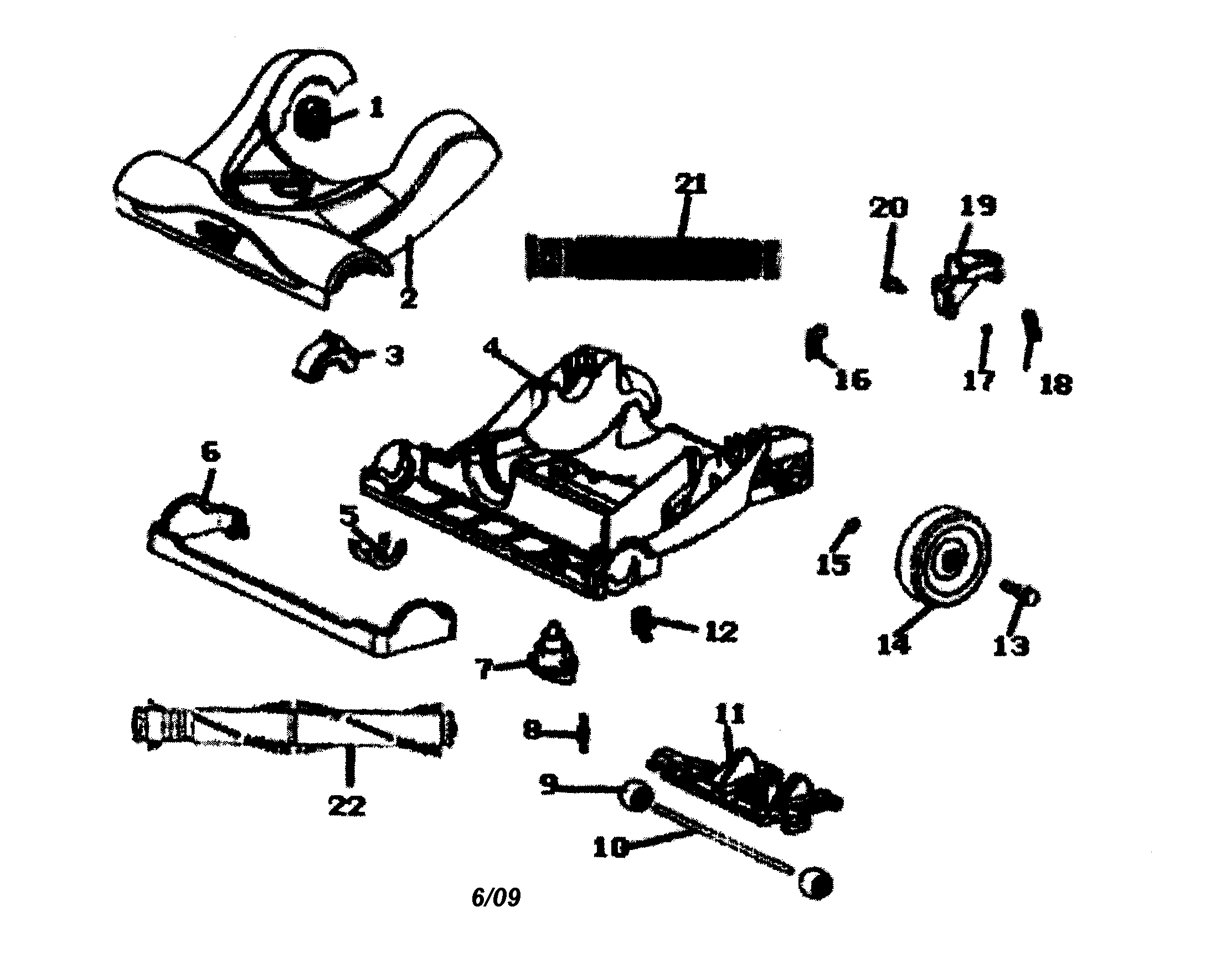 Eureka 4235AZ base/hood diagram