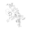 MTD 12AC829C755 handle/deck diagram