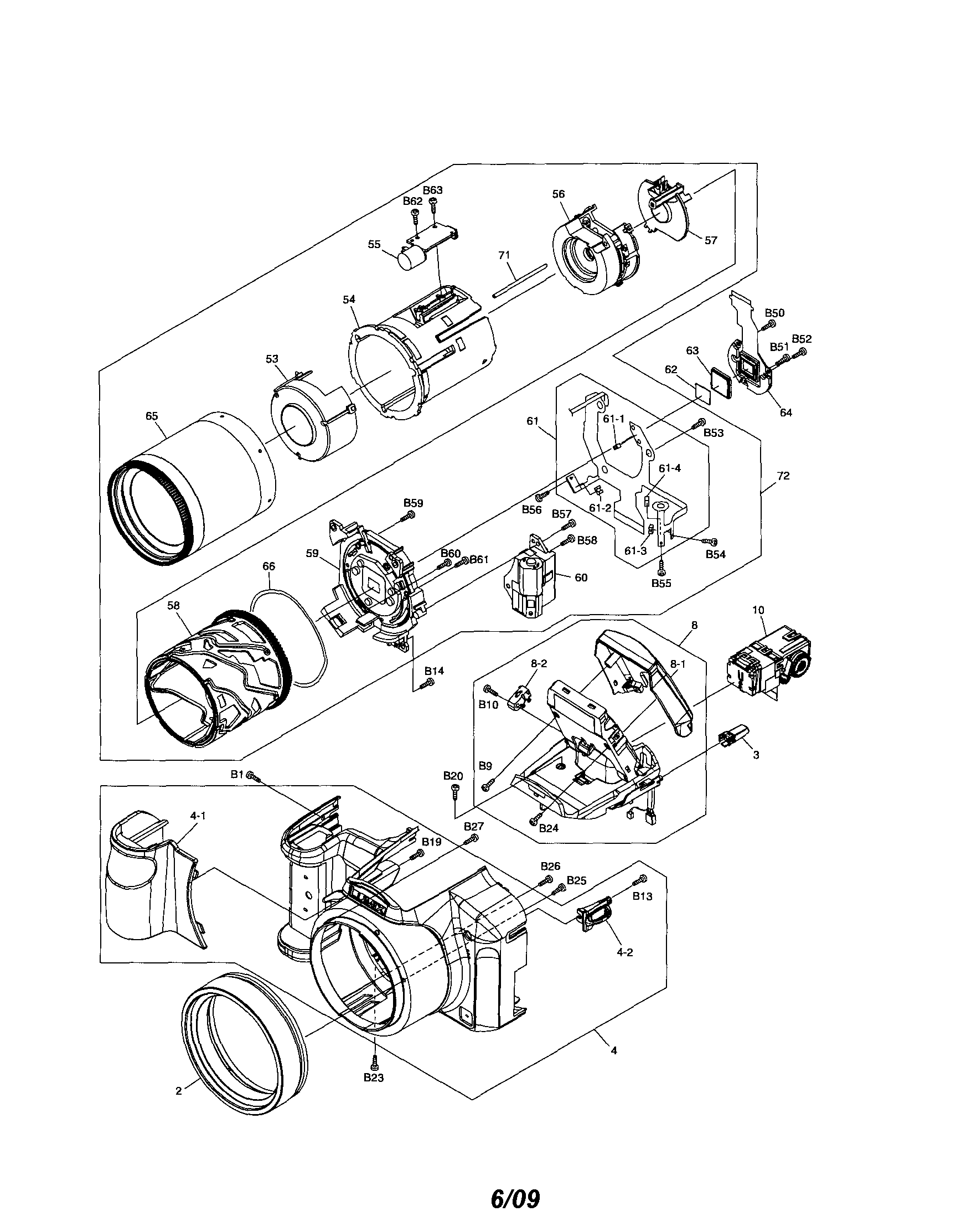 Panasonic DMC-FZ18PC casing diagram