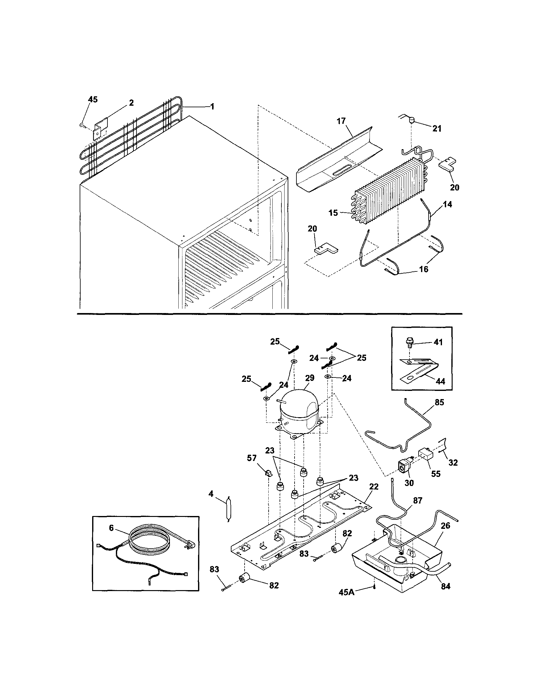 Kenmore 2536580250A system diagram
