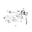 Ryobi RY30550 upper boom/front handle diagram