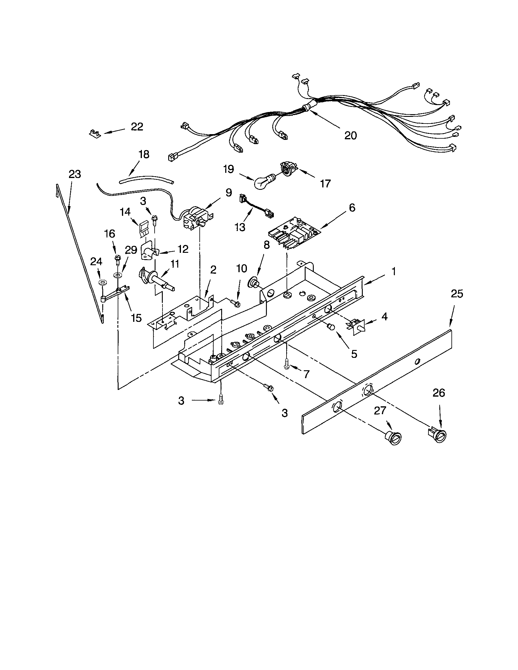 Kenmore 10652524101 control diagram