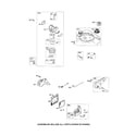 Craftsman 917376242 carburetor/fuel tank/muffler diagram