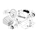 Craftsman 917376531 drive control/gear case/wheels diagram