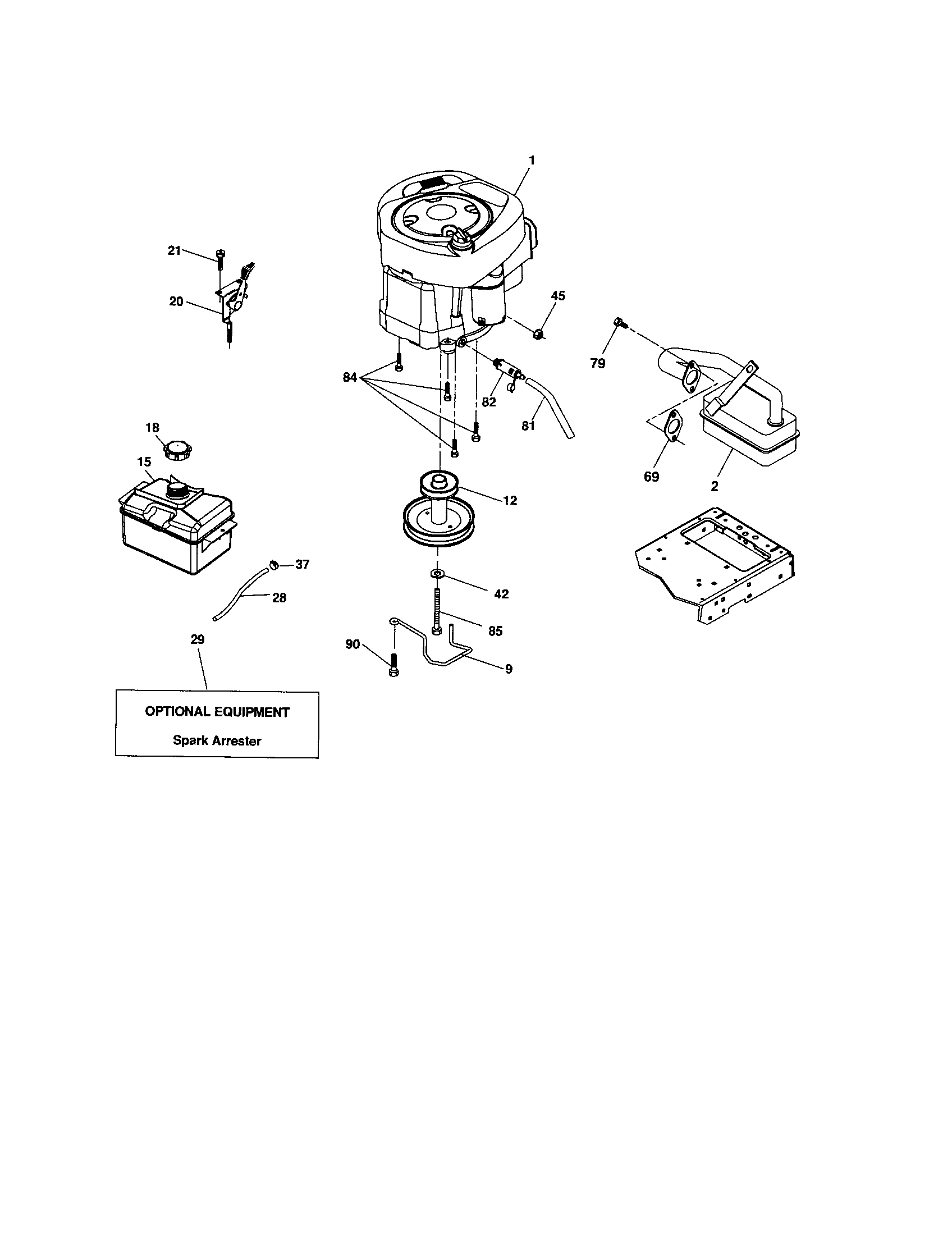 Craftsman 917287110 engine diagram