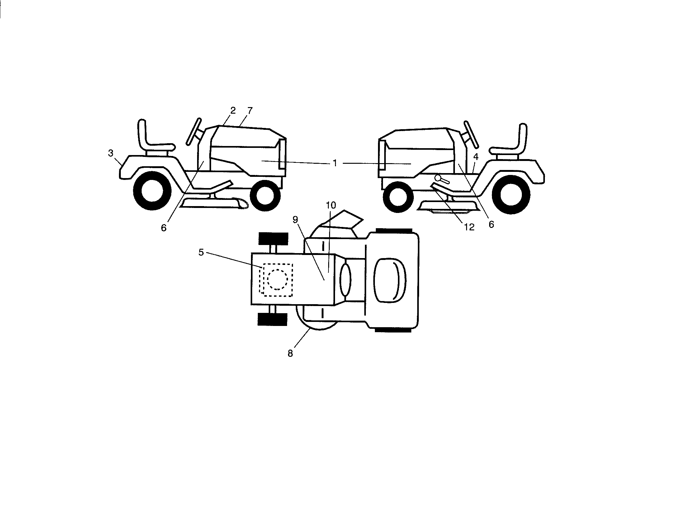 Craftsman 917287110 decals diagram