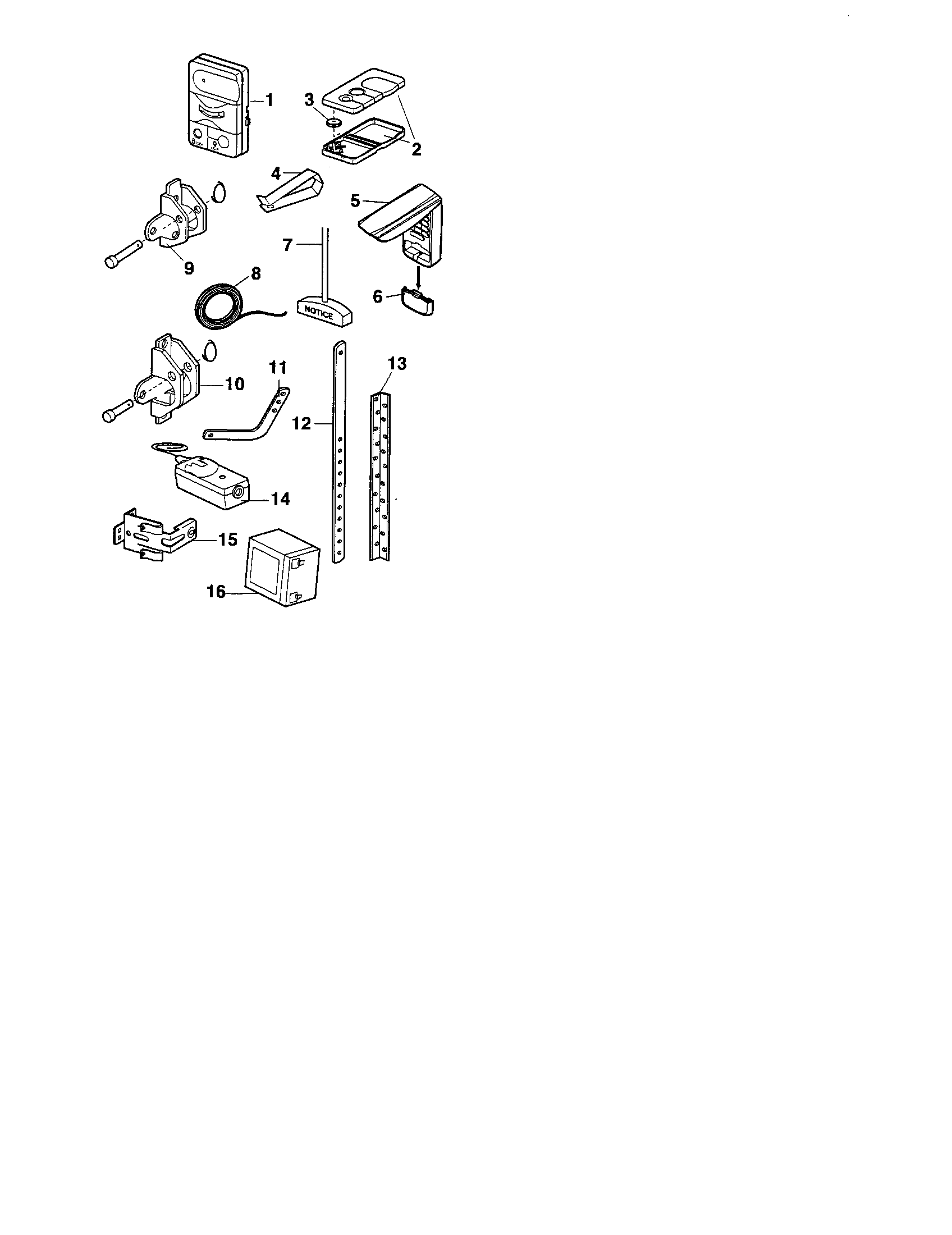 Craftsman 13953916D installation parts diagram