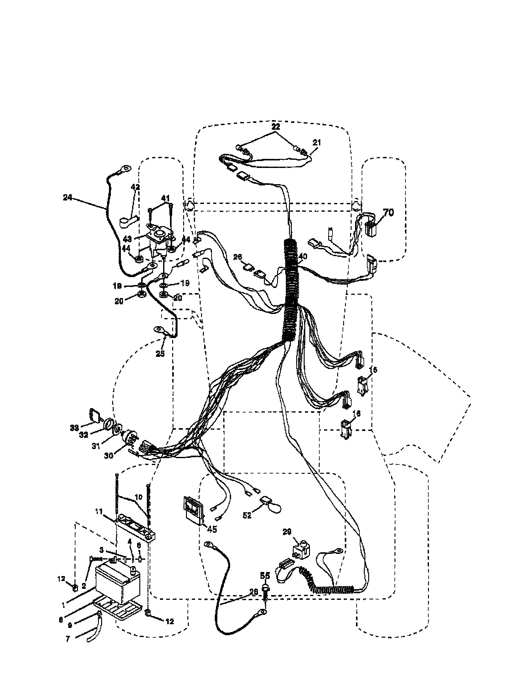 Poulan HDC185H46A electrical diagram