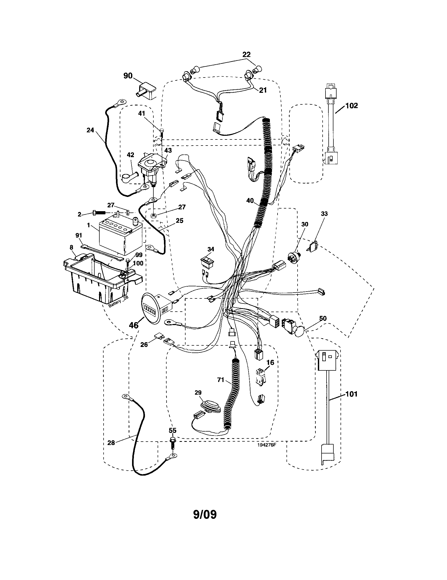 Craftsman 917287320 electrical diagram