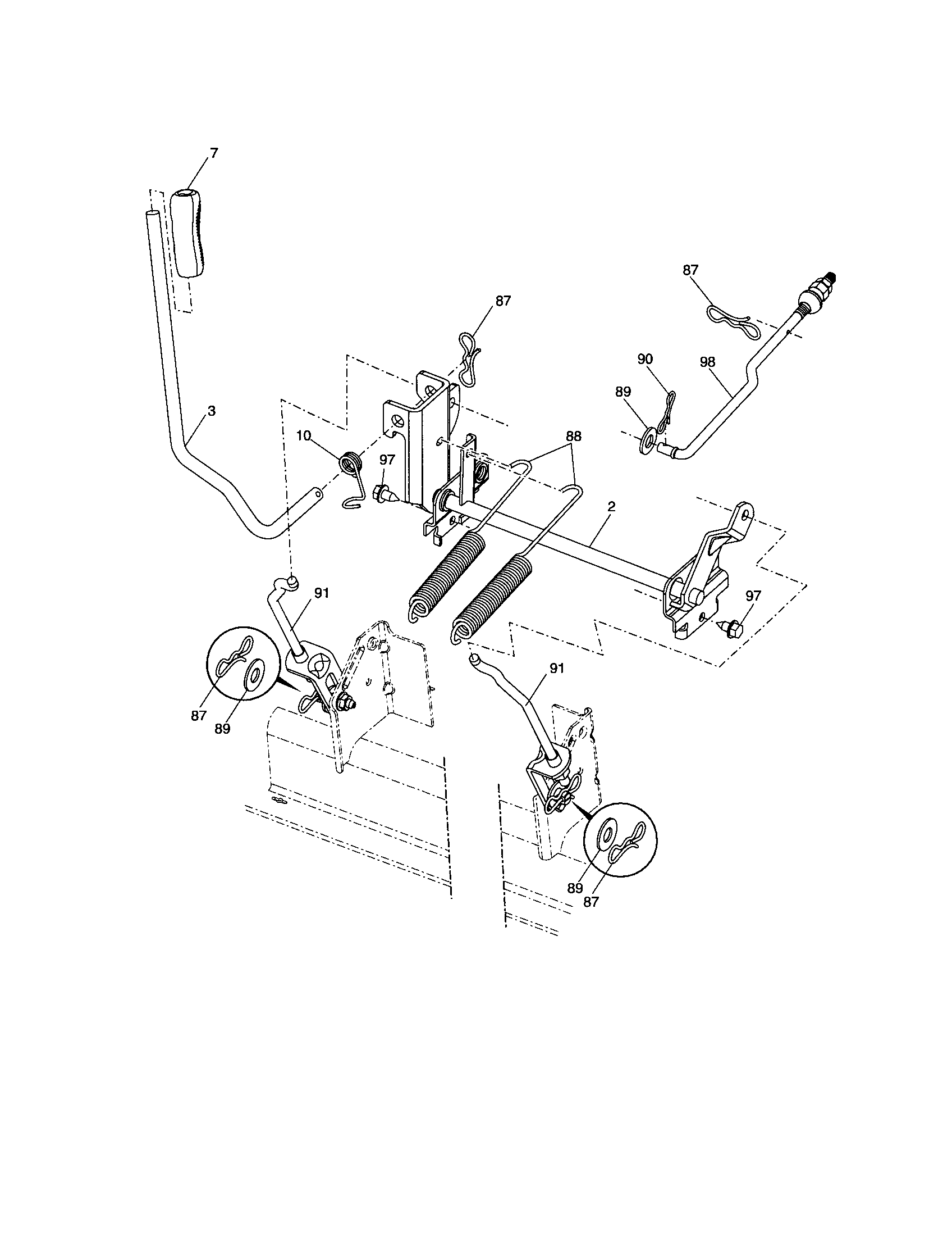 Craftsman 917287320 lift diagram