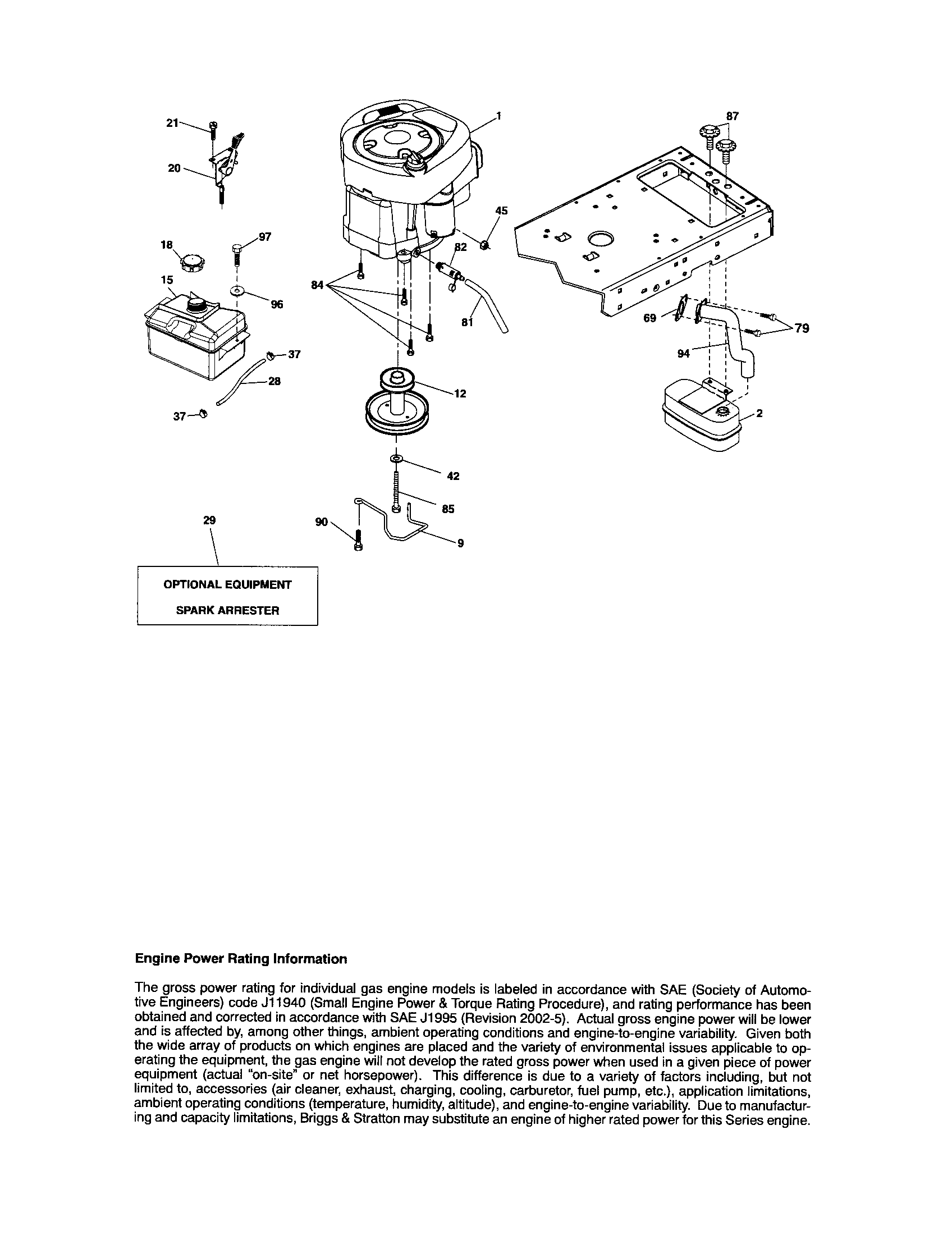 Craftsman 917288111 engine diagram