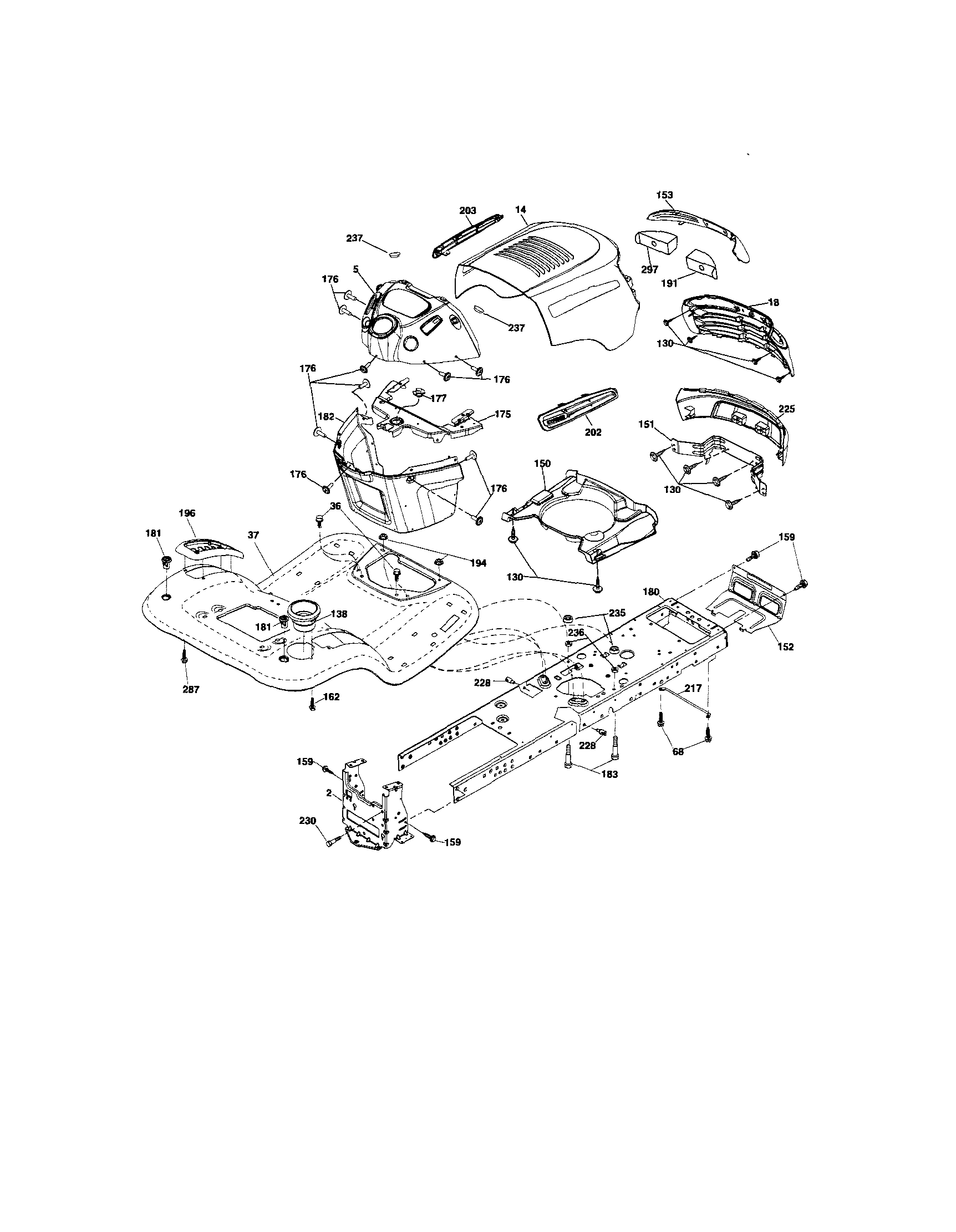 Craftsman 917288141 chassis diagram