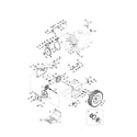 Craftsman 247889700 axle/wheels diagram