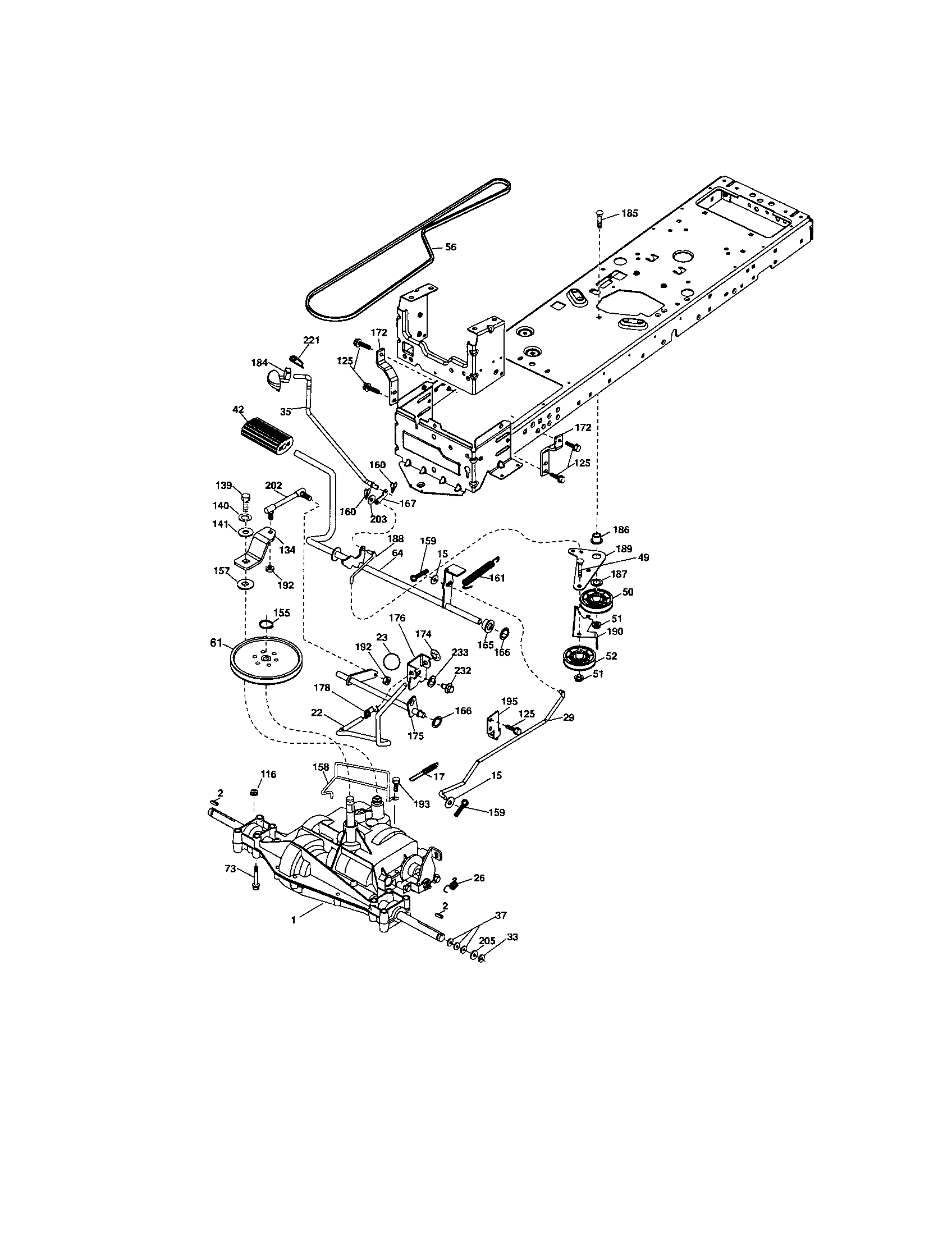 Craftsman 917288330 ground drive diagram