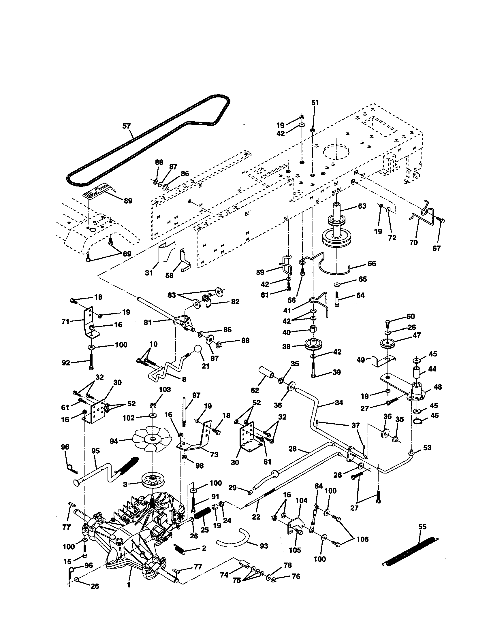 Craftsman 917252531 drive diagram
