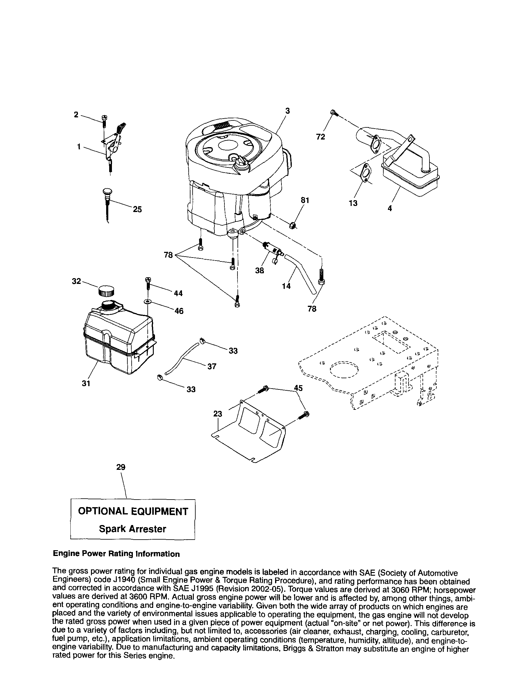 Poulan CT131 engine diagram