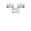 Poulan 96042003803 decals diagram