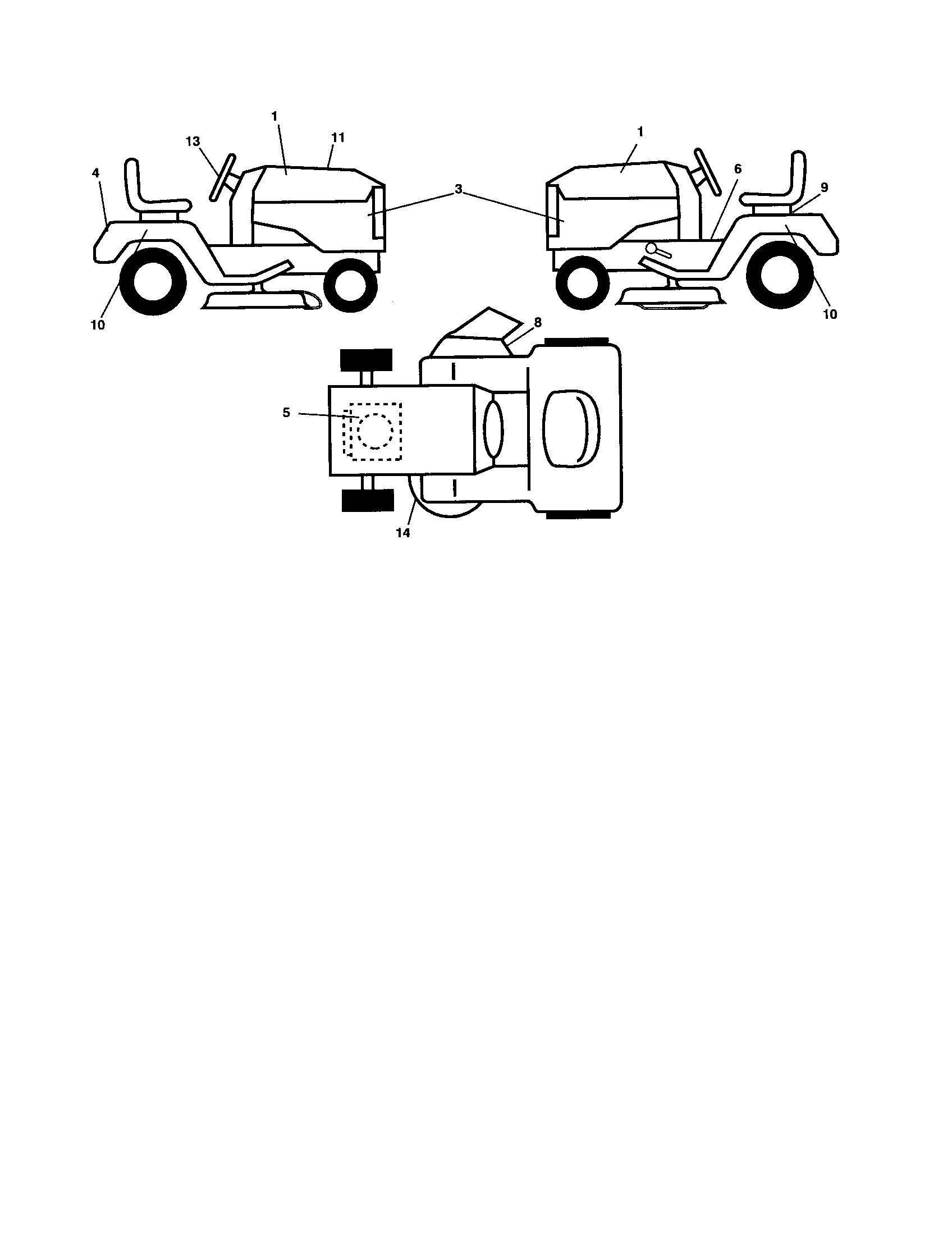 Poulan PB2042YT decals diagram