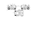 Poulan PB2042YT decals diagram