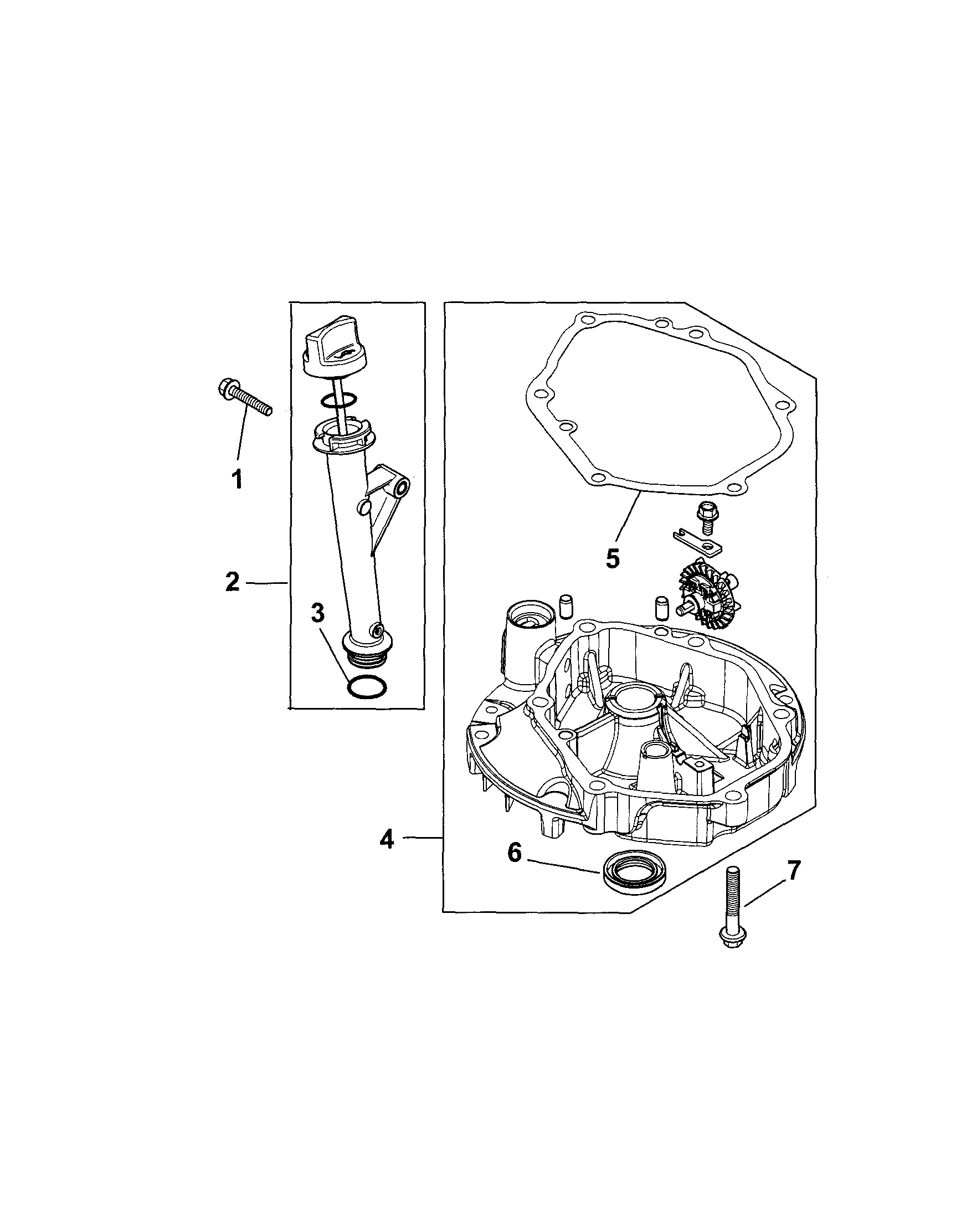 Husqvarna 917374140 oil pan/lubrication diagram