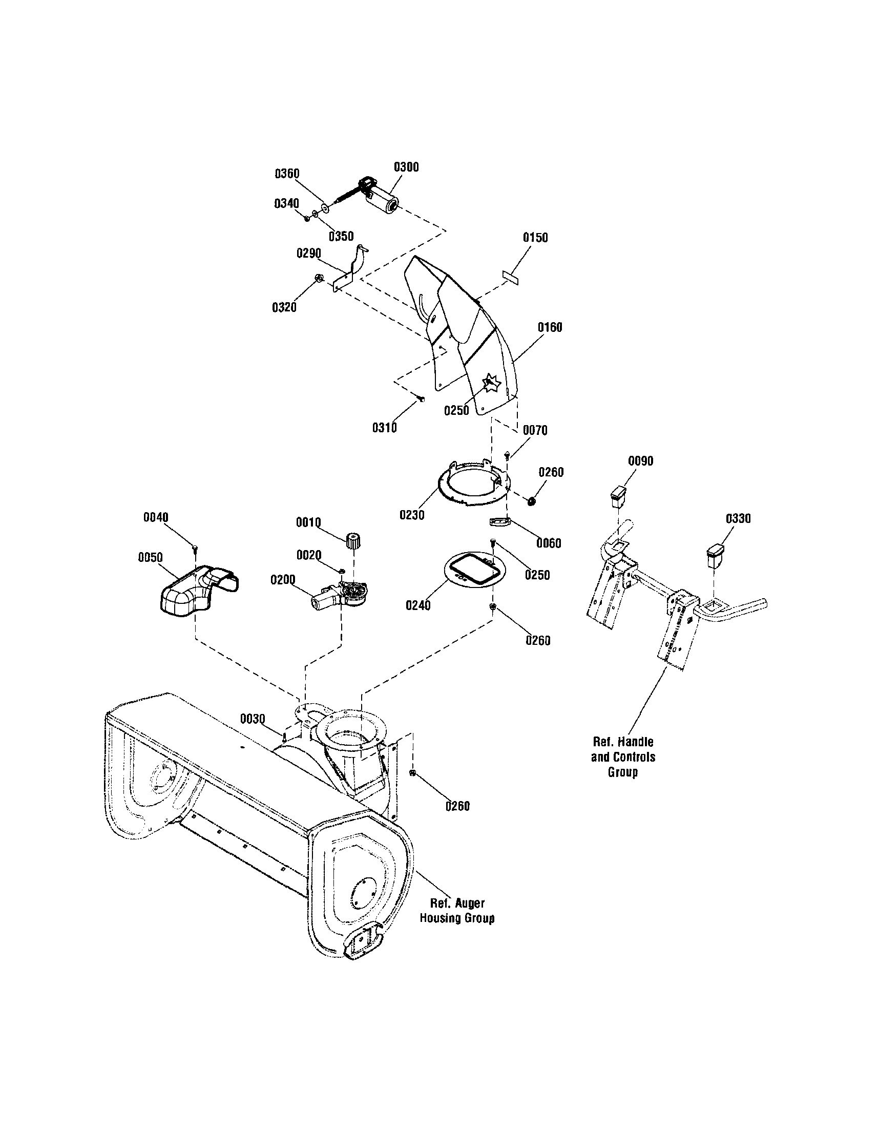 Snapper 130887660 discharge chute diagram