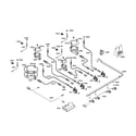 Bosch PCK755UC/01 burners & valves diagram