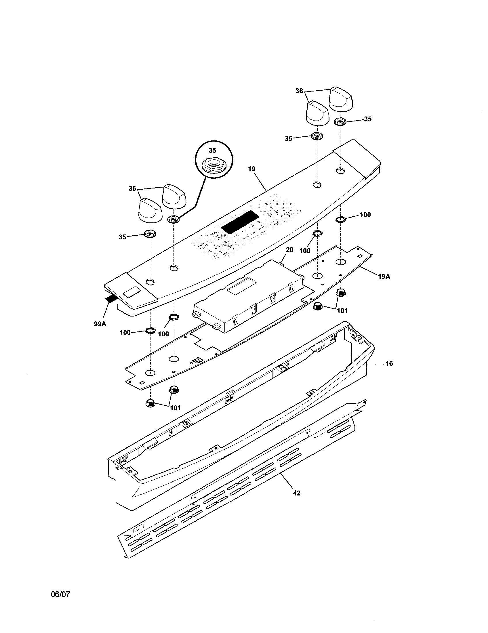 Kenmore Elite 79036704505 backguard diagram