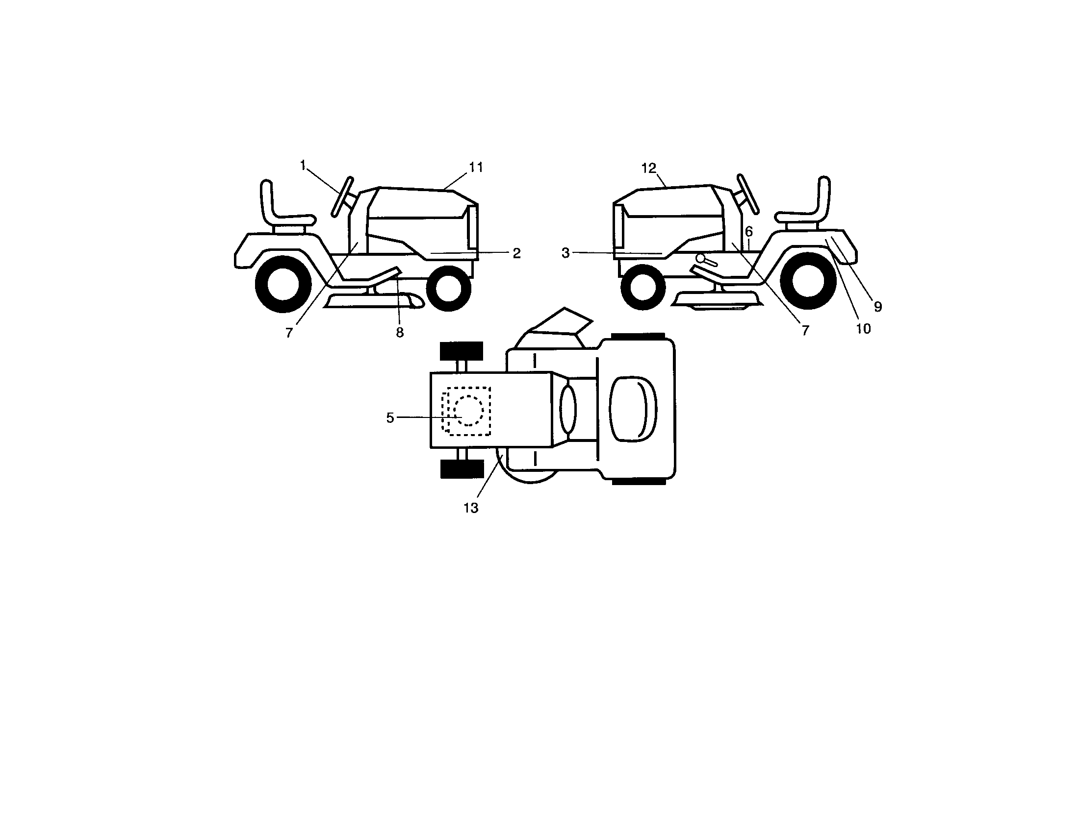 Craftsman 917289105 decals diagram