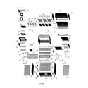 Char-Broil 464223010 gas grill diagram