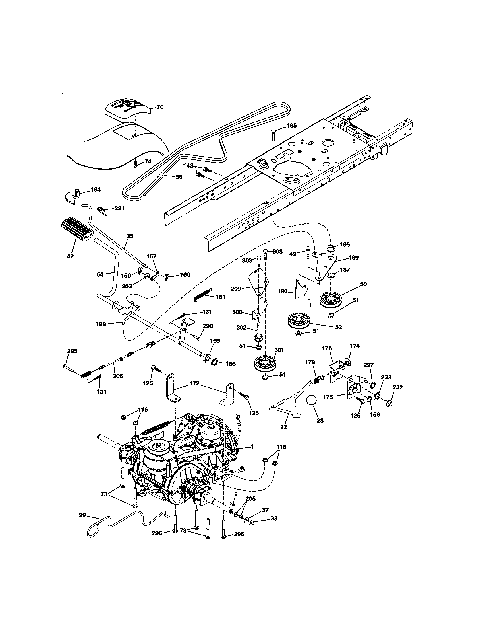 Craftsman 917289180 ground drive diagram