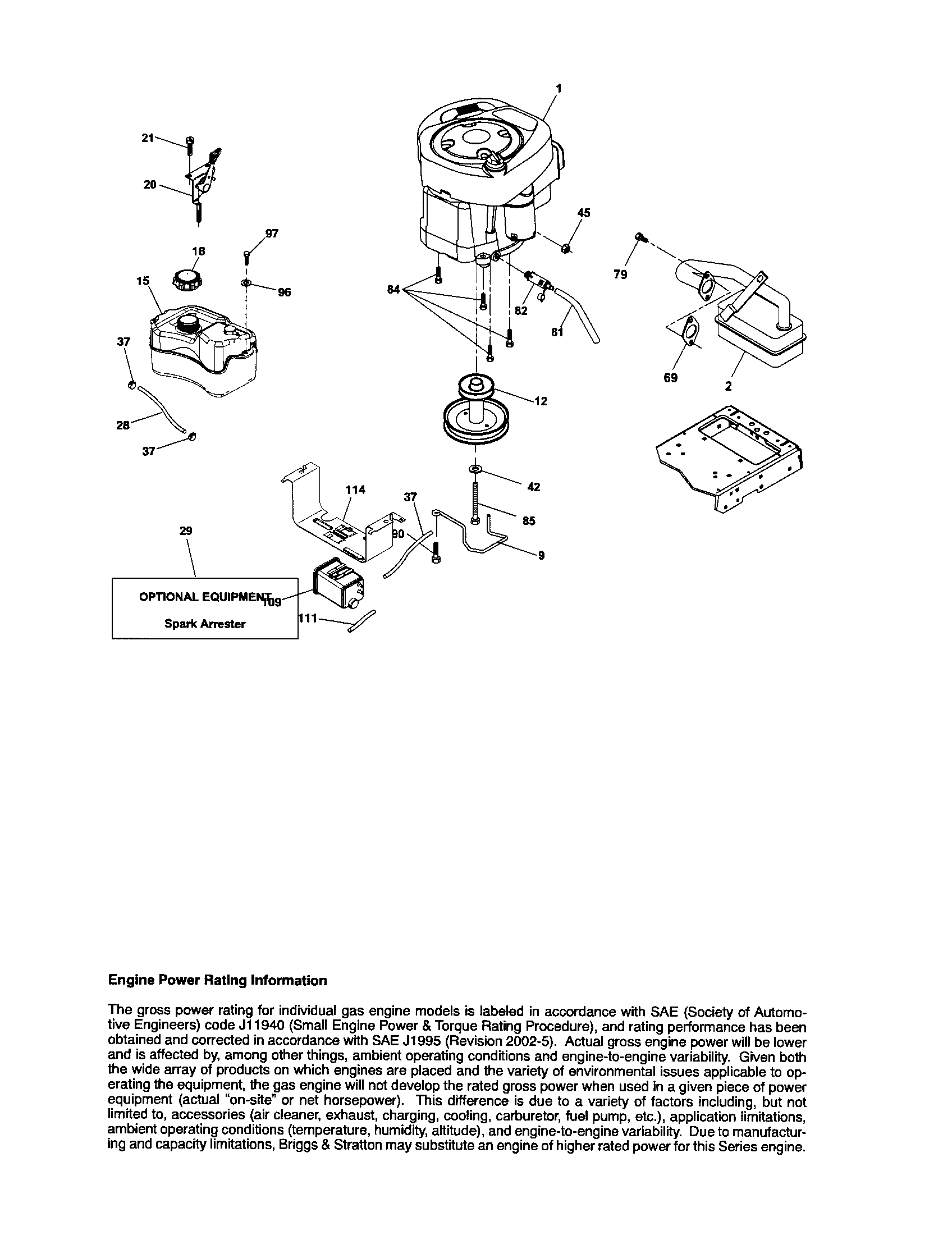 Craftsman 917289180 engine diagram