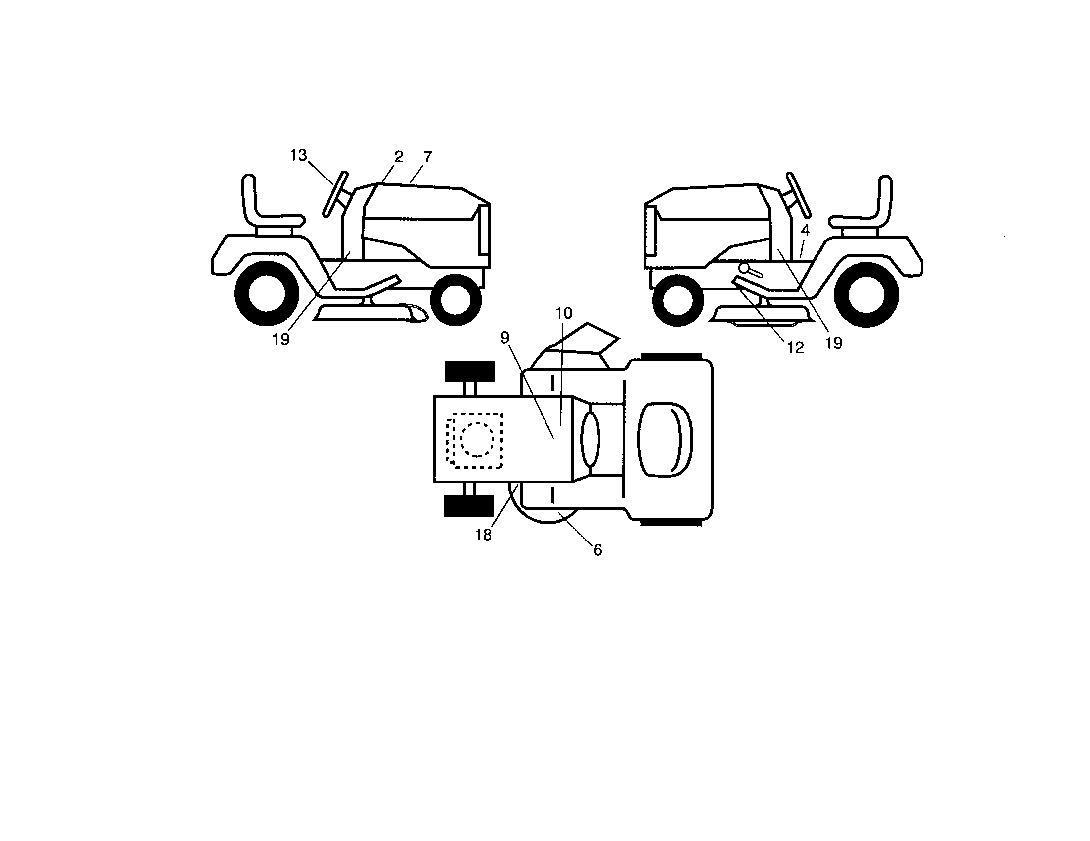 Craftsman 917289910 decals diagram