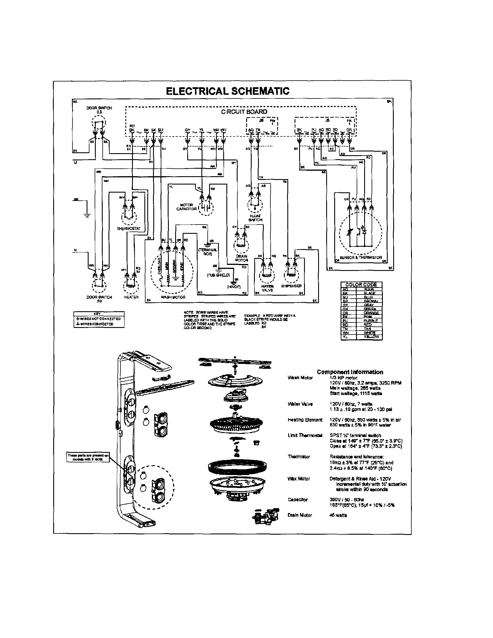 Maytag MDB8551AWS wiring information diagram