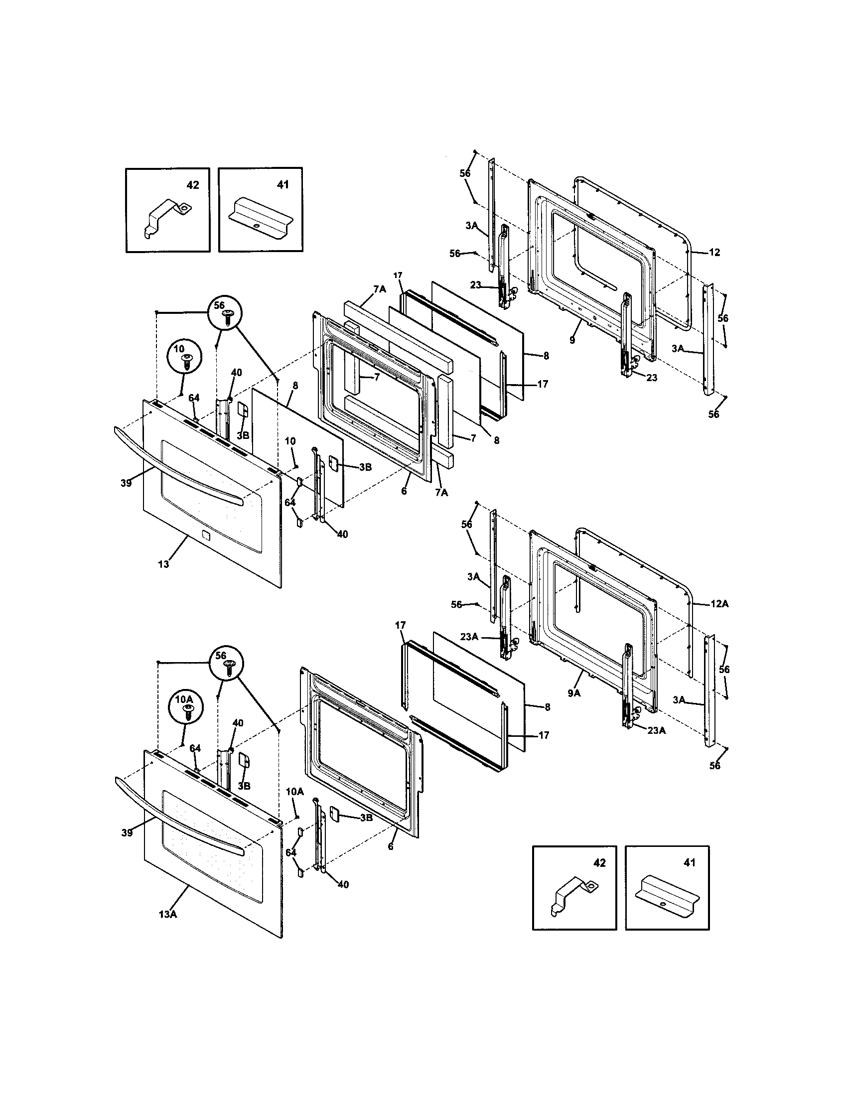 Kenmore 79048733900 doors diagram