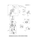 Craftsman 917253621 blower housing/motor-starter diagram