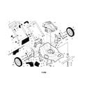Husqvarna 917376822 engine/housing/handle diagram