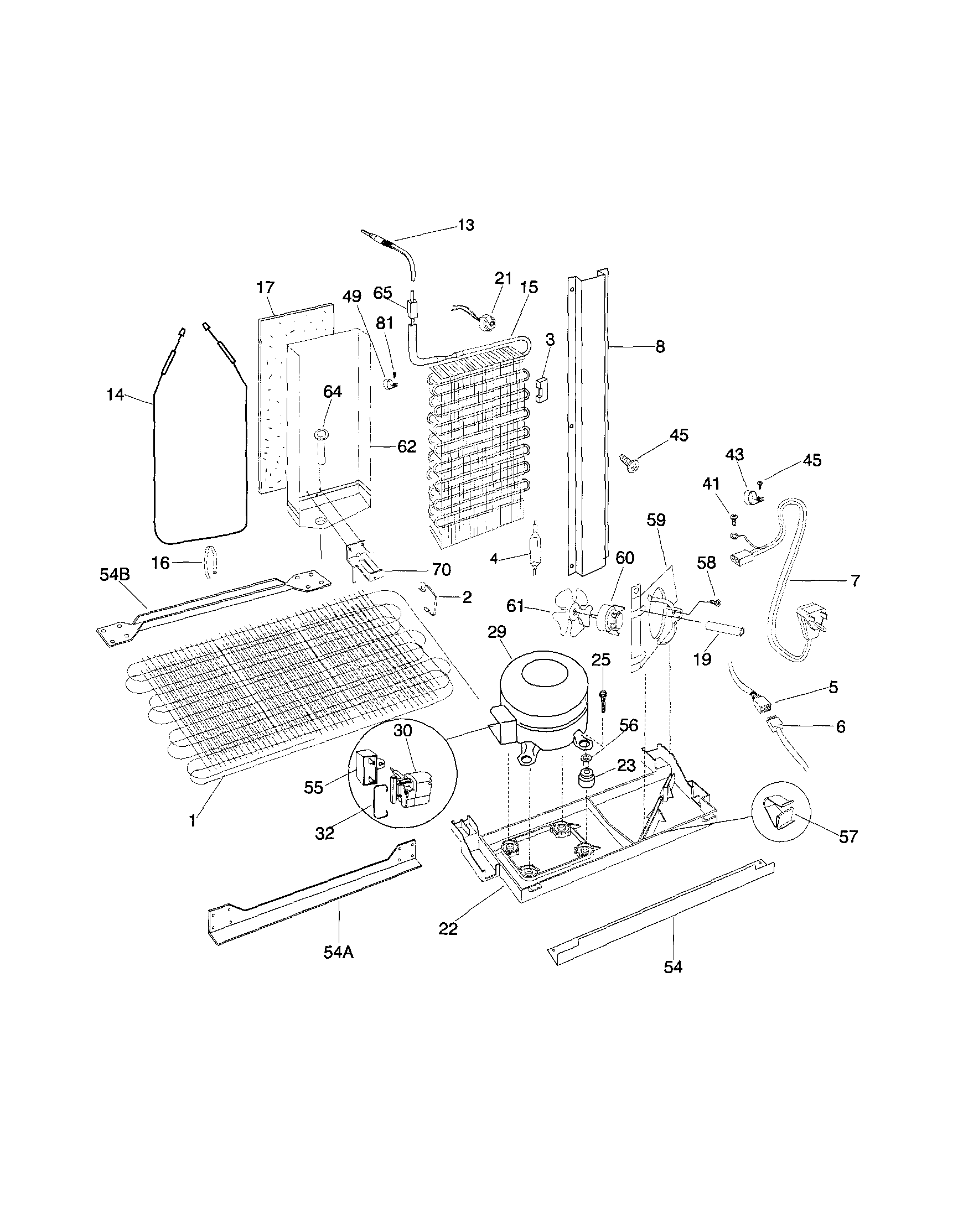 Frigidaire FRS26ZRGD8 system diagram