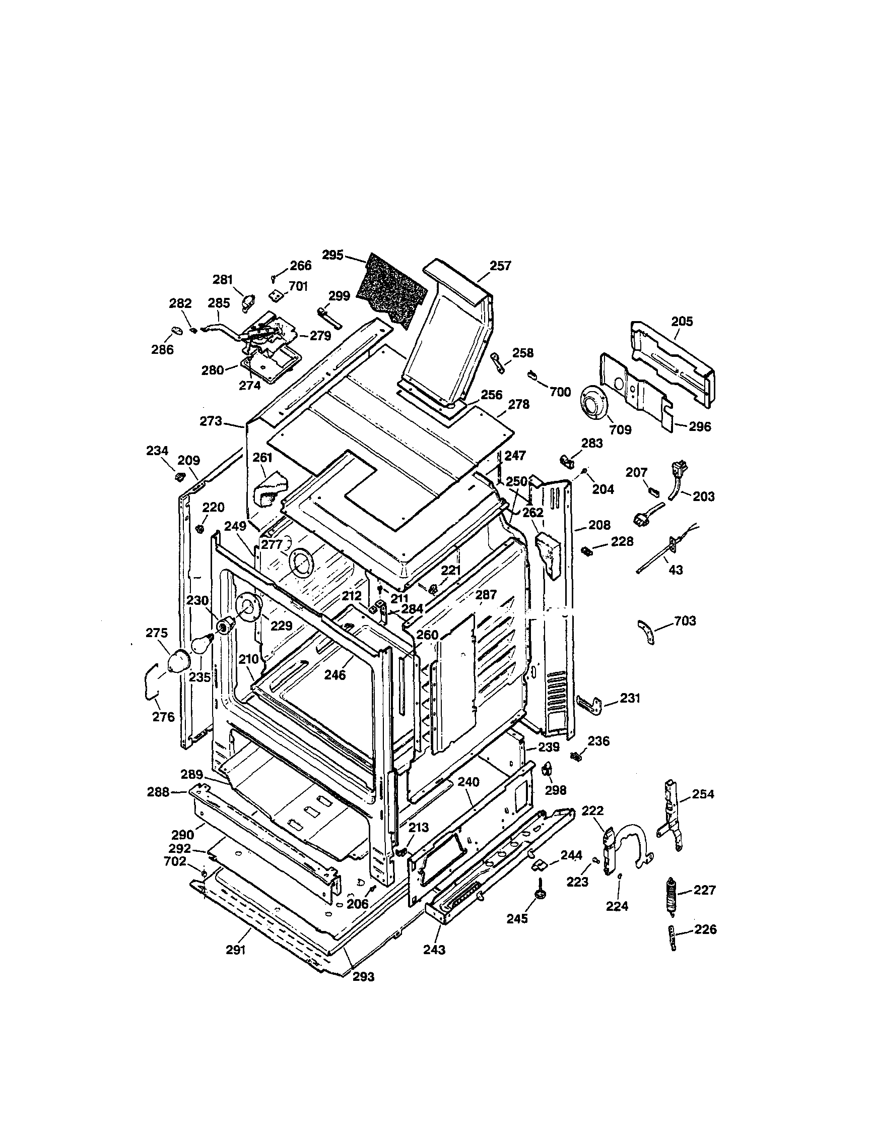 Kenmore 36273278691 body diagram