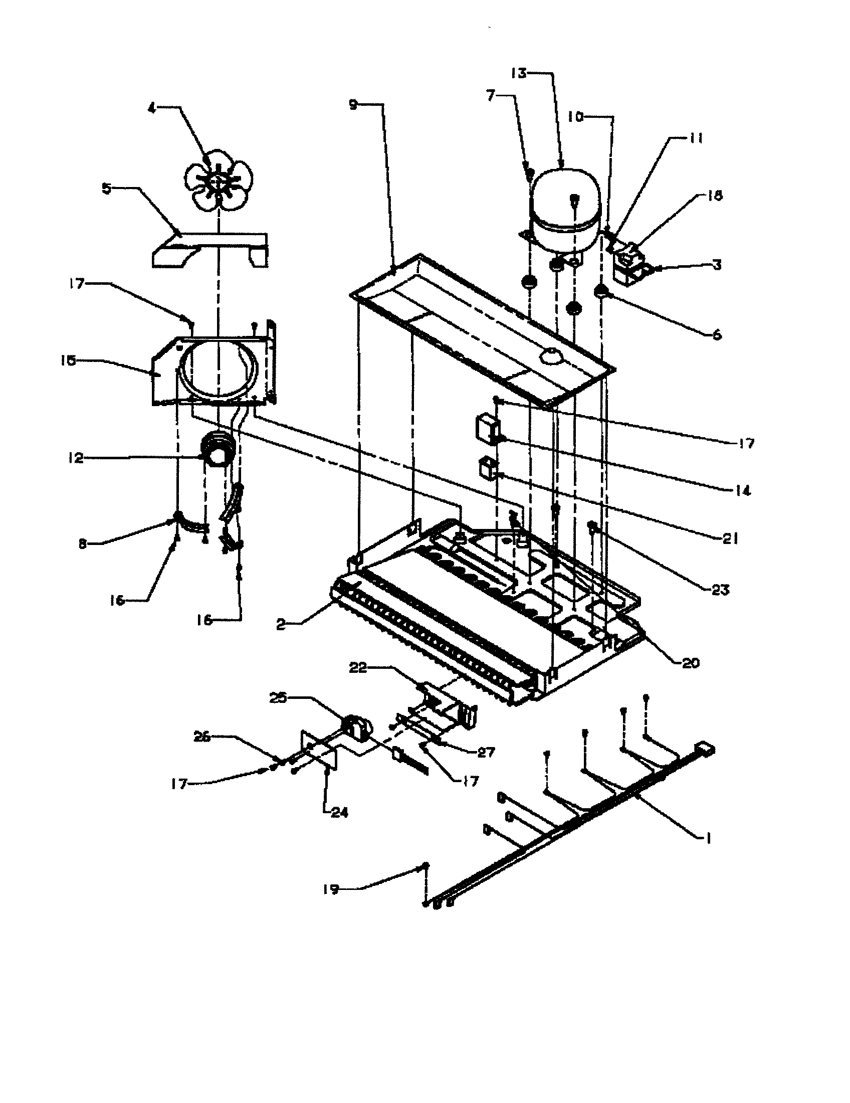 Amana BX22RW-P1161602WW compressor diagram